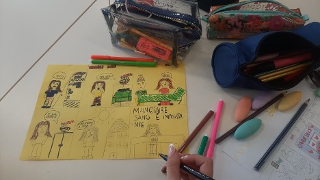 Mangiare sano è importante- i laboratori creativi dell'Istituto Dusmet-Doria con gli snack Pro promuovono la sana alimentazione