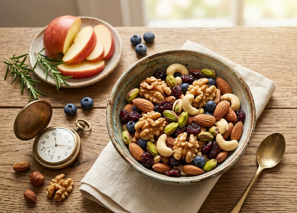 Snack Sano e Bilanciato: Mix di Frutta Secca e Fresca